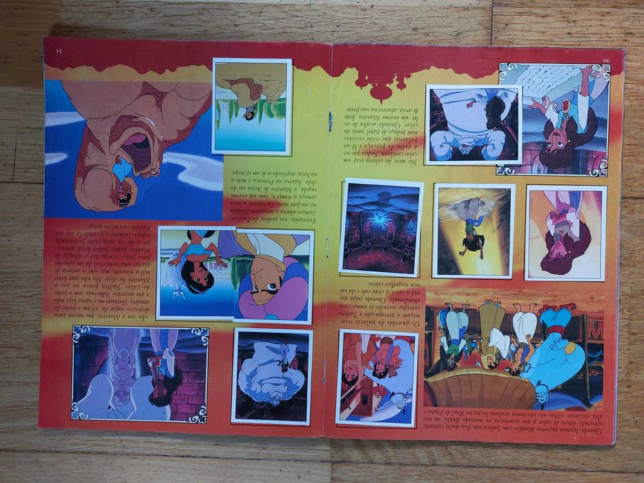 Caderneta de cromos "Aladdin" - Completa