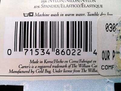 Носочки детские Carter's Корея