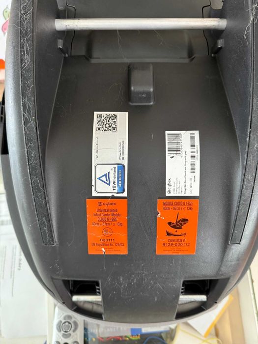 Fotelik samochodowy nosidło CYBEX Cloud G i-size + adaptery do wózka