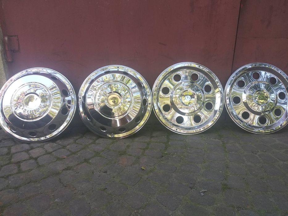 Ковпаки з нержавійки з нержавіючої сталі 19.5 Ман Мерседес Атего Рено