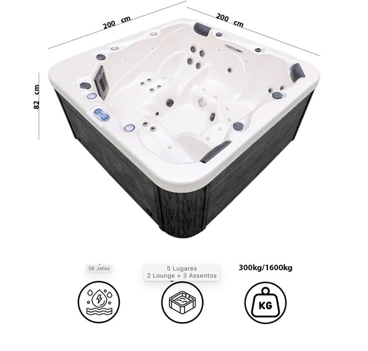 Jacuzzi 5 Pessoas - novo