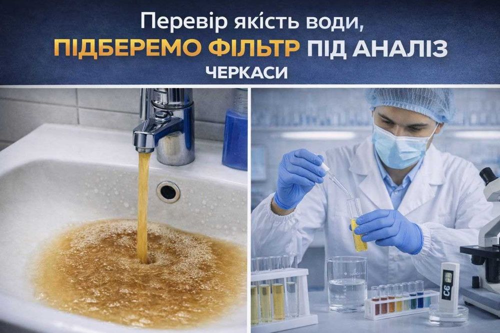 Аналіз води Черкаси | Підбір фільтра | Консультація по водоочищенню