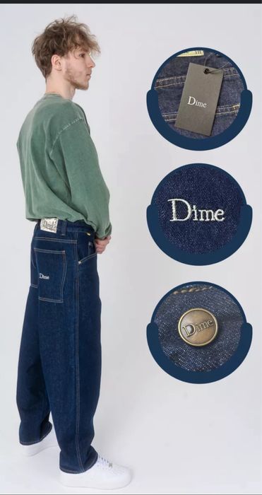 Джинси Dime jeans широкі джинси дайм брюки джінси