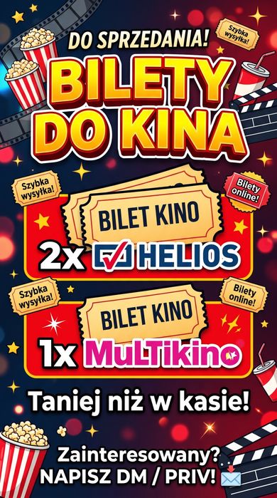 Bilety do kina ważne cały tydzień