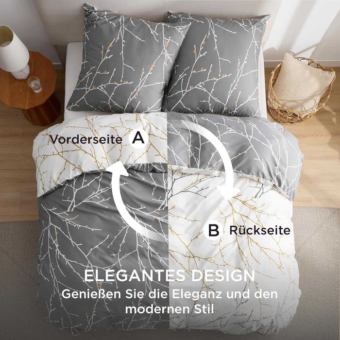 Komplet pościeli 140x200cm pościel 4-częściowa