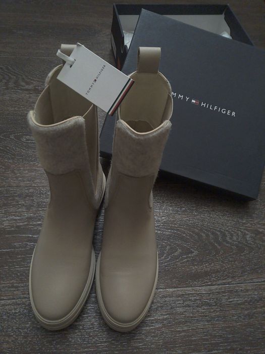 Tommy Hilfiger Чоботи Челсі жіночі, нат.шкіра