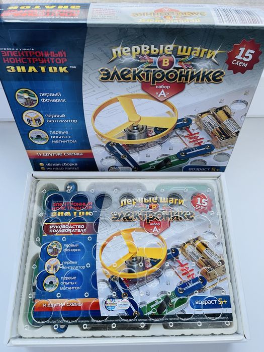 Конструктор Знавець перші кроки в електрониці 15 схем
