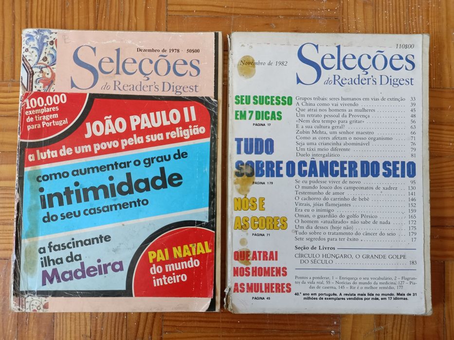 Revistas Seleções de Readers Digest