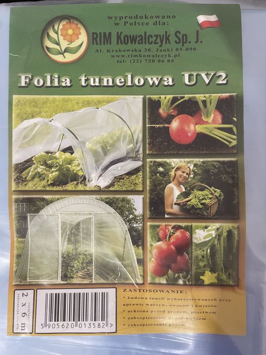 RIM Kowalczyk folia tunelowa ogrodowa V2 2x6 m / 2xopakowania