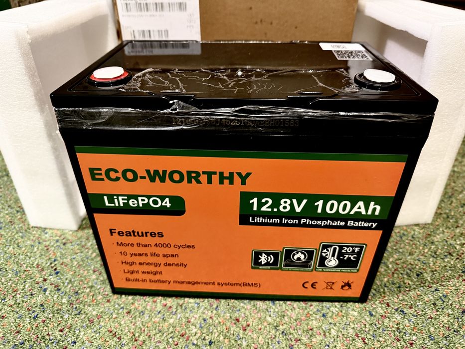 Акумуляторна батарея LiFePO4 12V 100Ah з BMS.
