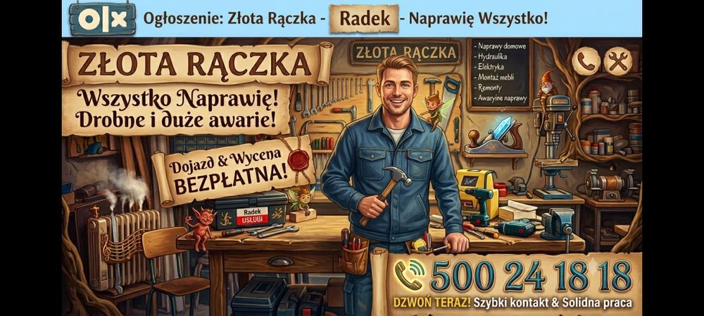 Złota rączka, Pogotowie domowe.