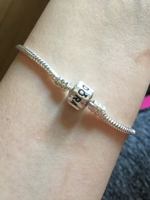 Pulseira banhada a prata