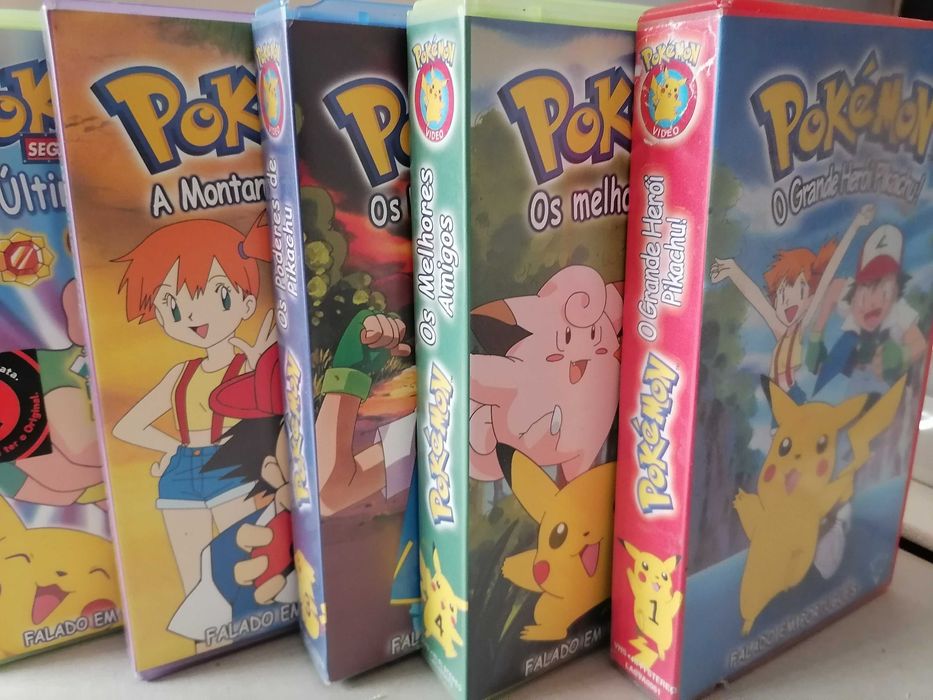 Pokémon coleção 8 VHS Aceito Pi