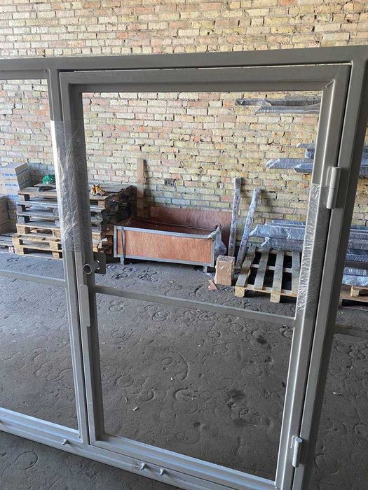 Откатные ворота с калиткой, Каркас ворот, Сдвижные ворота