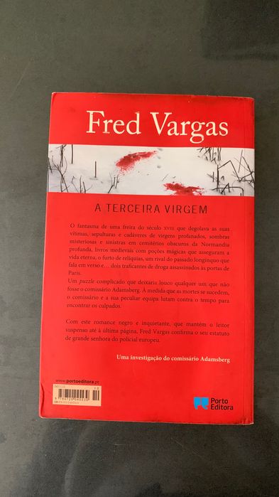 Livro “A terceira virgem” de Fred Vargas