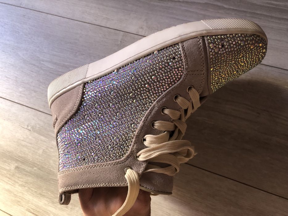 Кеды обувь кросовки хайтопы ботинки  Christian Louboutin 38