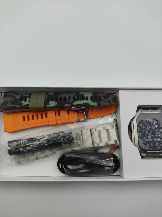 ZEGAREK SMARTWATCH MĘSKI rozmowy   MENU puls ciśnienie powiadomie