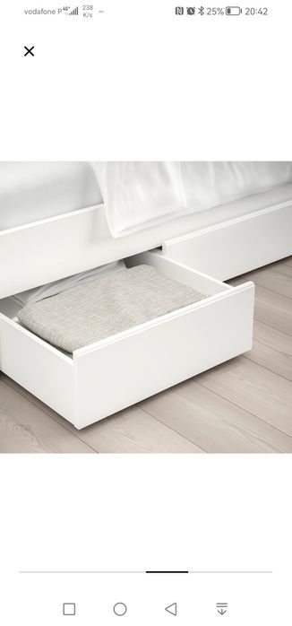 Gavetas cama ikea