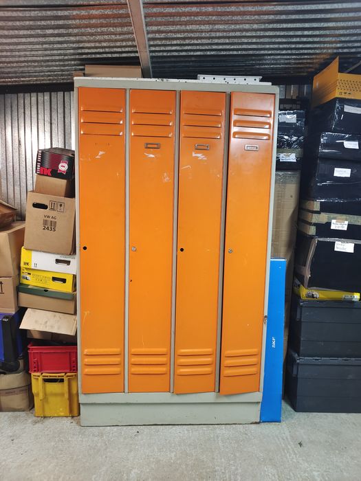 Szafka BHP na ubrania, 4 komorowa 180cm bardzo ładny stan