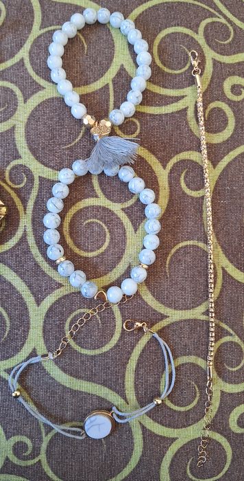 Conjunto Relógio Torre Eiffel + Pulseiras