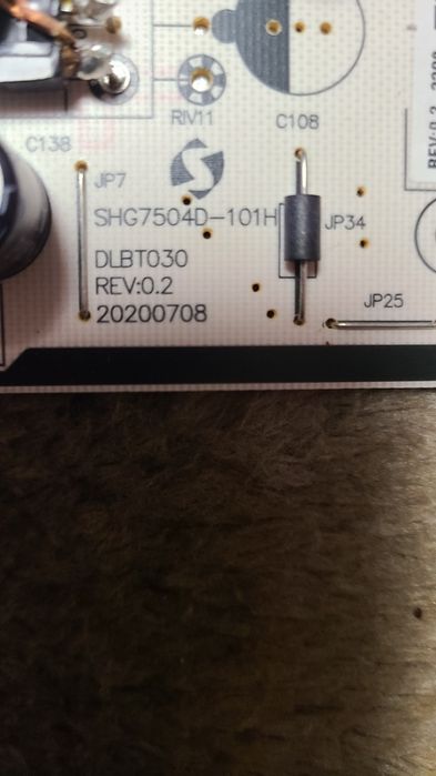 Плата SHG7504D-101H блок питания