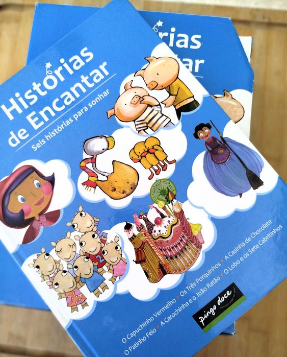Coleção Completa "Histórias de Encantar" Pingo Doce (Caixa Arquivadora com os Volumes do 1 ao 6)