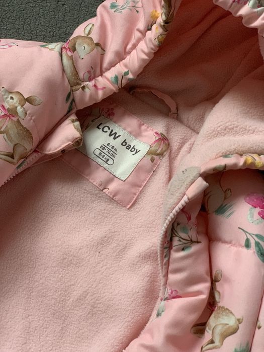 Зимово осінній комбінезон для дівчинка 6-9 міс