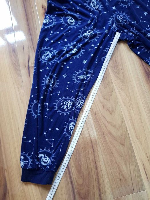 Piżama Harry Potter Wizarding World granatowa welurowa   M 40-42