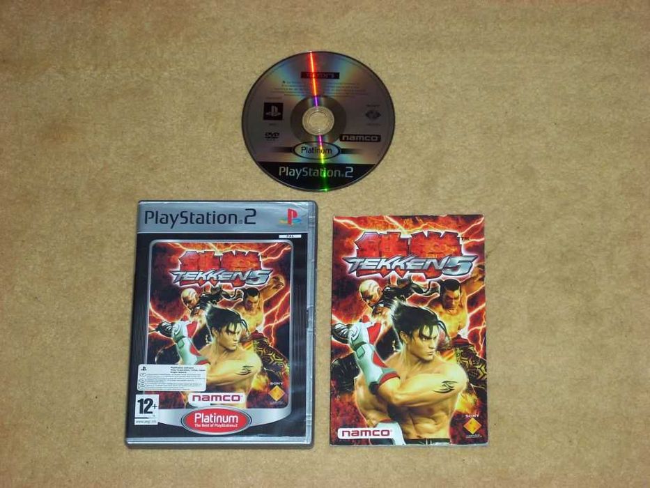 Gry na konsole PS2 Świnka Baby PL, The Thing, Tekken 5