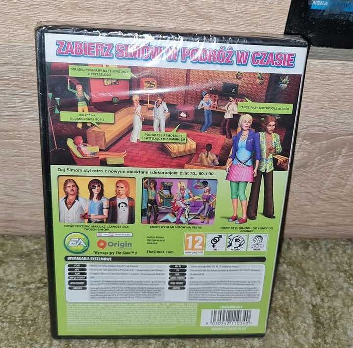 The Sims 3 Szalone Lata 70,80 i 90 / NOWA / FOLIA / PL