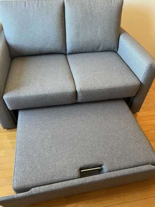 sofá cama de 2 lugares em excelente estado