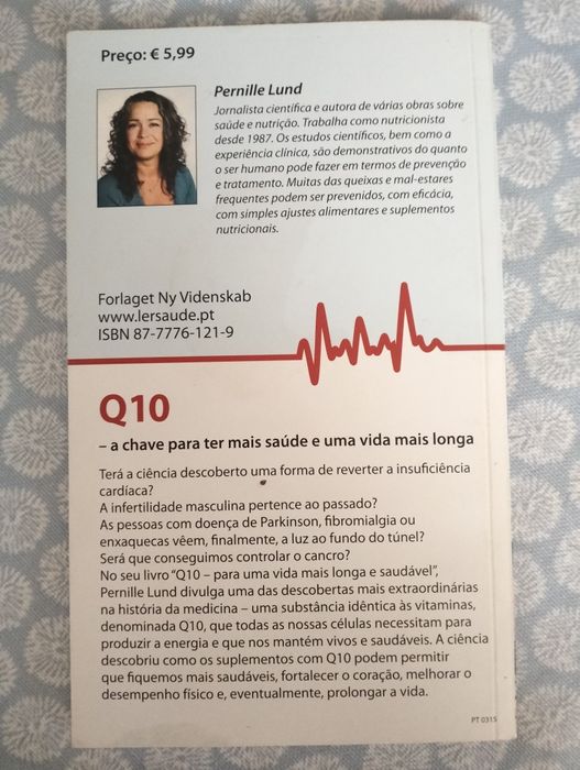 Livro Q10 para uma vida mais longa e saudável