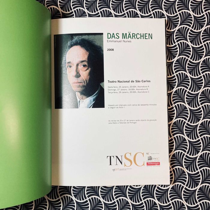 Das Marchen (Goethe) - Adaptação para ópeta de Emmanuel Nunes