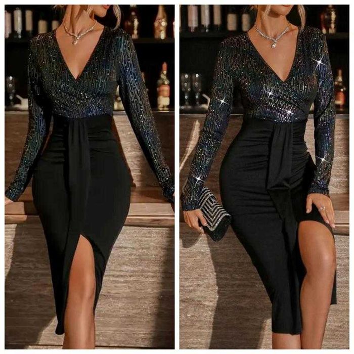 Элегантное платье миди по фигуре