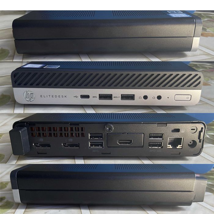 HP EliteDesk 800 G4 DM 65W — i7-8700 16GB M.2 NVMe WiFi+BT HDMI — Гарантія ФОП