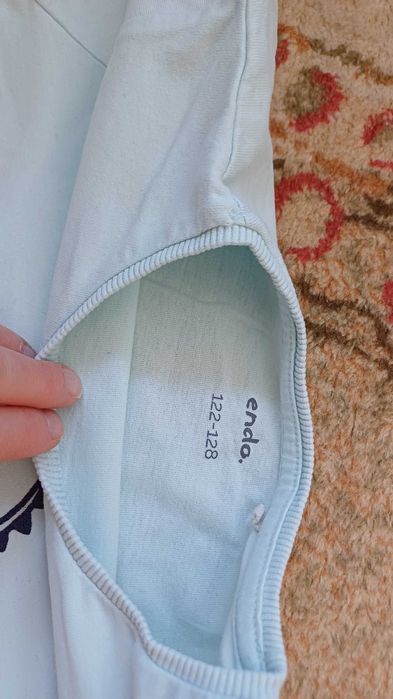 Koszulka bluzka dziewczęca 122-128  x 2 komplet