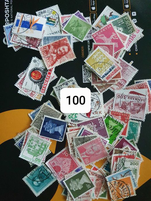 Поштові марки.  500 марок