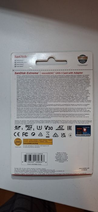 Cartão de Memória Micro SDXC SANDISK Extreme 512 GB