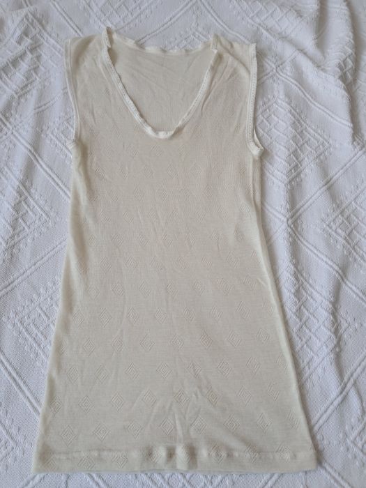bezrękawnik damski bezszwowy 100% merino R.M/L