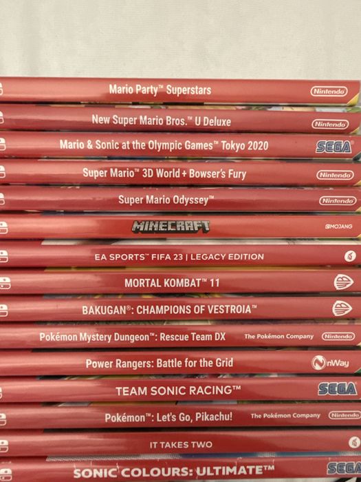 Vendo lote de 15 jogos para Nintendo Switch