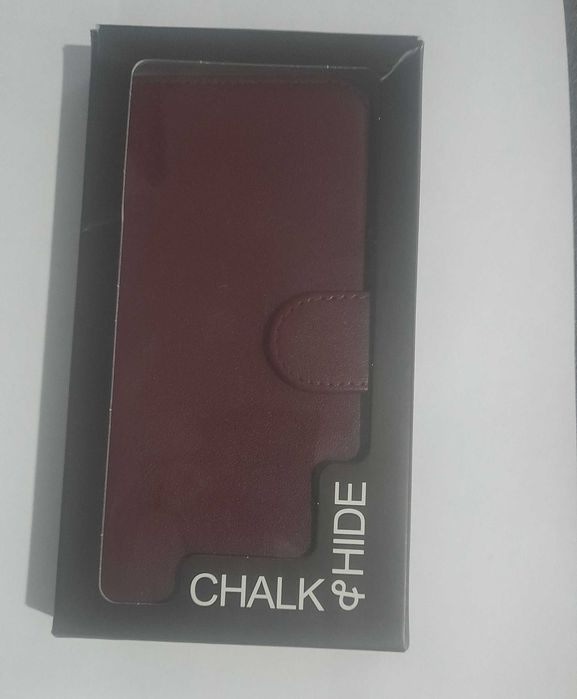 Etui skórzane do Apple iPhone 15 ProMax 6,7 cala z klapką Chalk&Hide