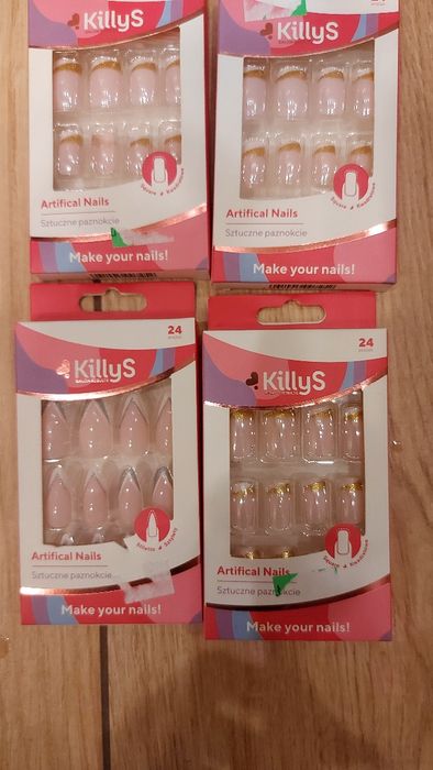 Sztuczne paznokcie tipsy nowe