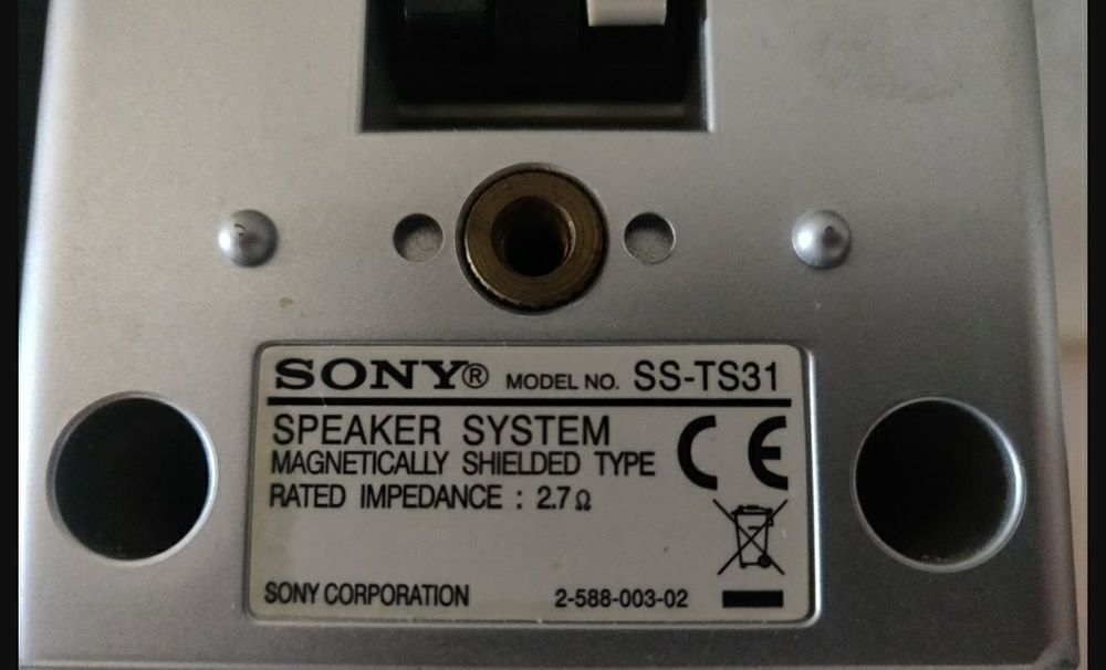 Colunas/subwoofer Sony