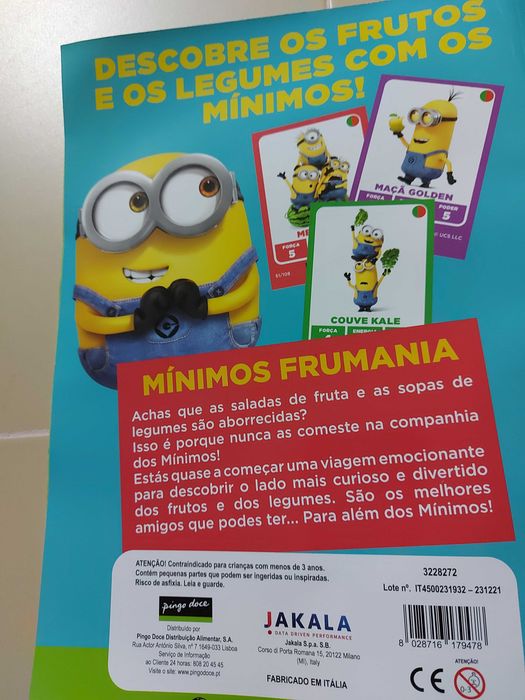 caderneta frumania mínimos