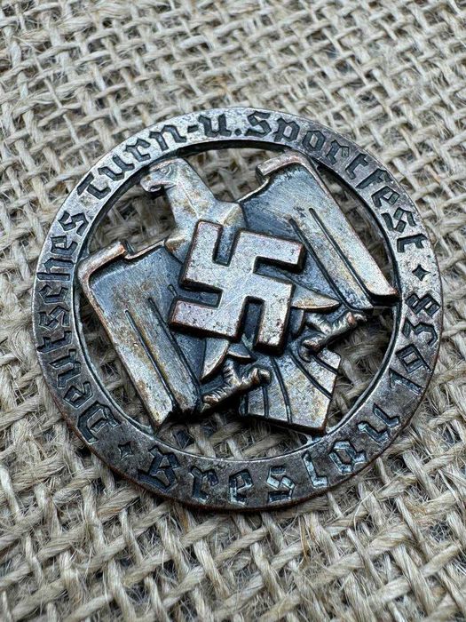 odznaka Breslau 1938 Sportfest syg Assamann original ww2