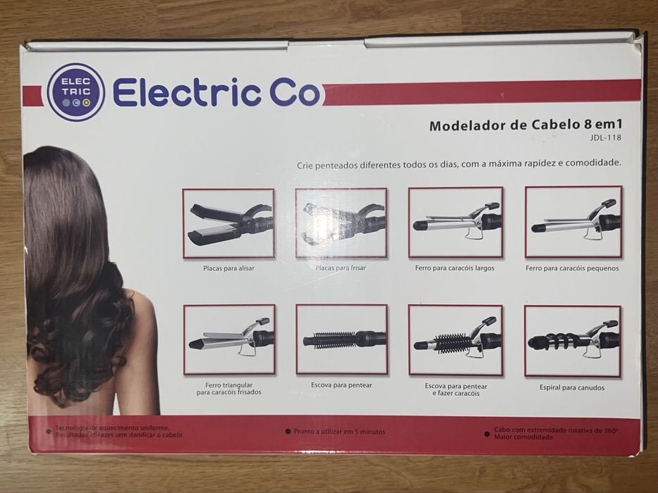 Modelador de Cabelo 8 em 1