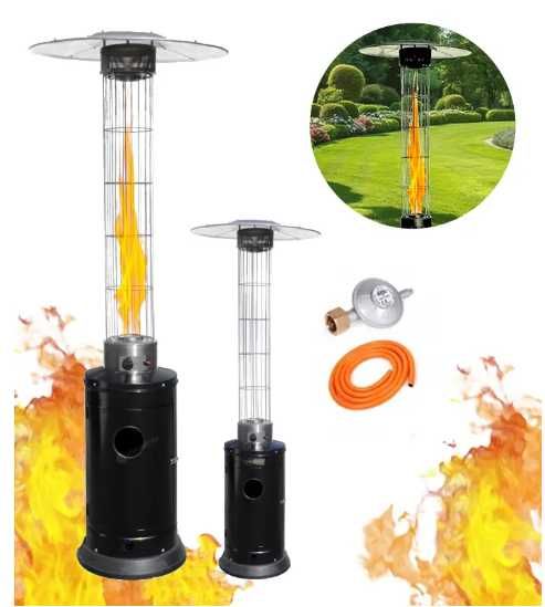 Газовый обогреватель для террасы, сада, кафе с пламенем 5-12,5 кВт