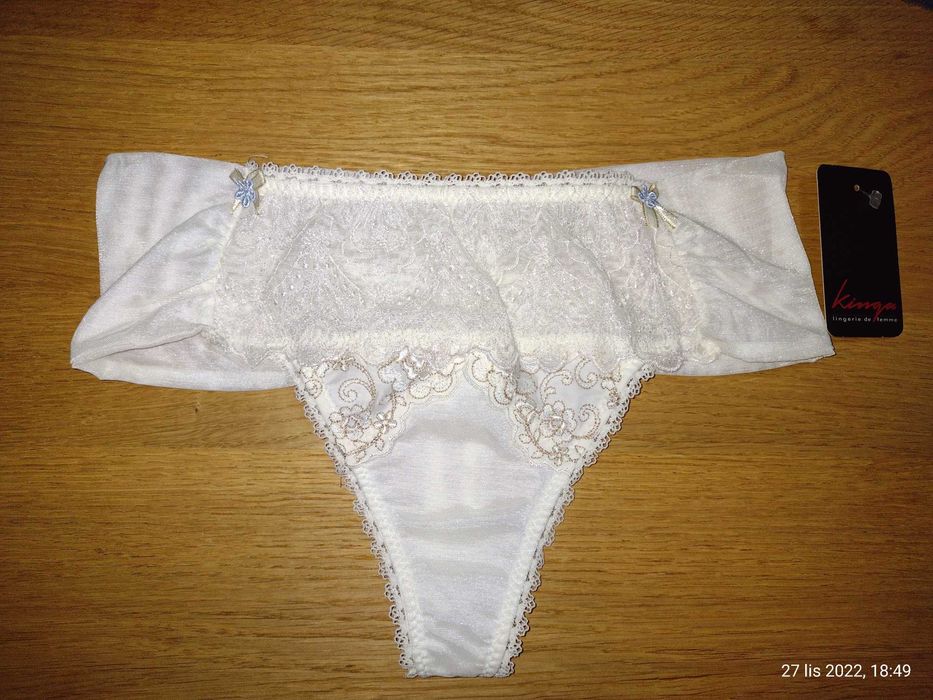 Figi damskie stringi r. S , Kinga, nowe