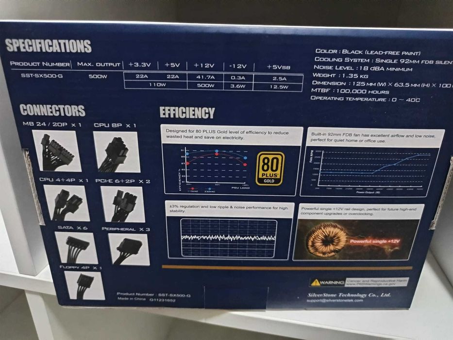 SilverStone SX500-G — 500W SFX 80 PLUS Gold | Nova e Selada