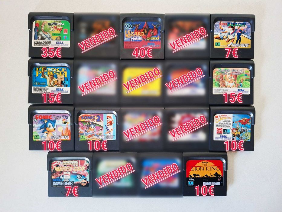 10 Jogos Sega Game Gear | Sonic, Prince of Persia, Lion king Ler Descr